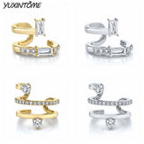 18K Irregular Cartilage Clip on Earrings for Women Party Jewelry