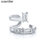 18K Irregular Cartilage Clip on Earrings for Women Party Jewelry