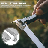 Metal Stamping Bracelet Blank - 15 Pack Stainless Steel Blank