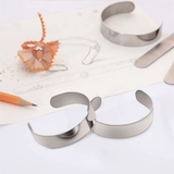 Metal Stamping Bracelet Blank - 15 Pack Stainless Steel Blank