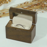 Walnut Wood Jewelry Box, Wedding Storage Case, Holder