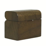 Walnut Wood Jewelry Box, Wedding Storage Case, Holder
