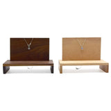 Wooden Jewelry Display Tray Necklace Rack (2 Size, 2 Colors)