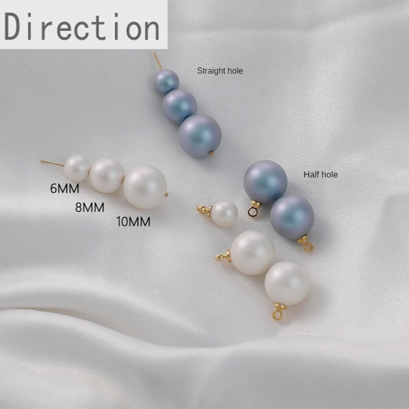 6/8/10mm Pearl Round Beads for DIY Bracelet