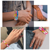 Golden Beads Heishi Bracelets Stackable Boho Jewelry