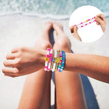 Golden Beads Heishi Bracelets Stackable Boho Jewelry