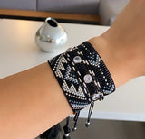 Bead Star Bracelet Set Heart Jewellery Bohemian Rope Tassel Bracelets
