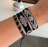 Bead Star Bracelet Set Heart Jewellery Bohemian Rope Tassel Bracelets