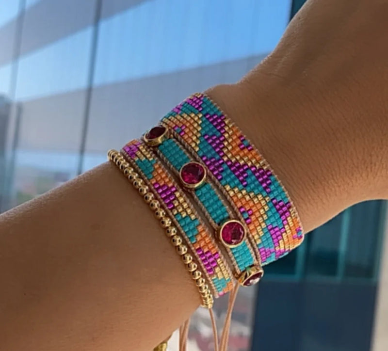Bead Star Bracelet Set Heart Jewellery Bohemian Rope Tassel Bracelets
