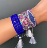 Bead Star Bracelet Set Heart Jewellery Rhinestone Bohemian Friendship