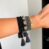 Bead Star Bracelet Set Heart Jewellery Rhinestone Bohemian Friendship