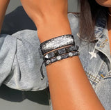 Bead Star Bracelet Set Heart Jewellery Rhinestone Bohemian Friendship