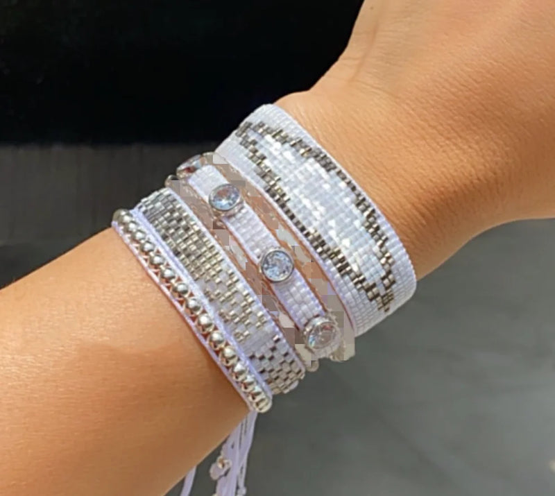 Bead Star Bracelet Set Heart Jewellery Friendship Rope Tassel