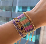 Bead Star Bracelet Set Heart Jewellery Friendship Rope Tassel