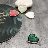 Pretty Girl Heart Love Pendant DIY Peach Heart Earrings Accessories Earrings