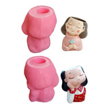 Pretty Girl Silicone Mold for Succulents and Flower Pots