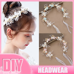 Imitated Pearl Bridal Headband Wedding Hair Headdress