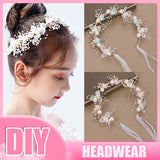 Imitated Pearl Bridal Headband Wedding Hair Headdress