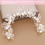 Imitated Pearl Bridal Headband Wedding Hair Headdress