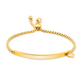 Stainless Steel Love Bracelet Adjustable ID Bangles