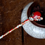 Vintage Crystal Hairpin Ethnic Hair Jewelry Flowers Hair Stick