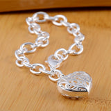 Heart 925 Silver Bracelet for Women
