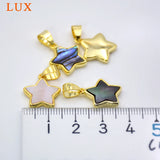 Star Shape Natural Shell Charm Pendant Beach Sea Shell Boho Jewelry