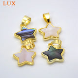 Star Shape Natural Shell Charm Pendant Beach Sea Shell Boho Jewelry