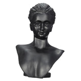 Resin Mannequin Bust Jewelry Display Earrings Necklace Rack