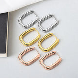 925 Silver Earrings Charm Vintage O Shaped Party Jewelry Gift