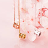 925 Sterling Silver Round Choker Necklace for Women Girls