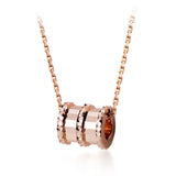 925 Sterling Silver Round Choker Necklace for Women Girls