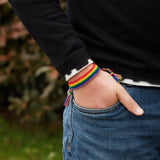 LGBT Rainbow Pride Bracelets for Men Women