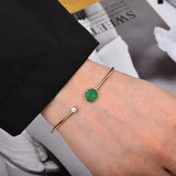 Fairy Gemstone Bracelet Crystal Pendant Bangle for Women