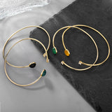 Fairy Gemstone Bracelet Crystal Pendant Bangle for Women