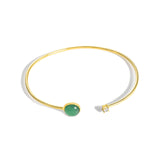 Fairy Gemstone Bracelet Crystal Pendant Bangle for Women