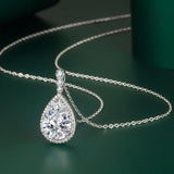 PrinSis Fairy Necklace Charm Big Water Drop Pendant