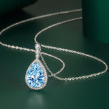 PrinSis Fairy Necklace Charm Big Water Drop Pendant