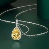 PrinSis Fairy Necklace Charm Big Water Drop Pendant