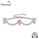 PrinSis Multicolor Drop Shaped Bracelets Wedding Jewelry