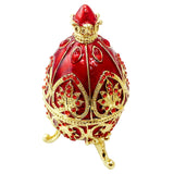 European Easter Egg Jewelry Box Jewel Storage Organizer Decor