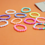 Princess Bracelets 10Pcs for Girls Pearl Bead Jewelry Set Party Favor Costume