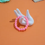 Princess Bracelets 10Pcs for Girls Pearl Bead Jewelry Set Party Favor Costume
