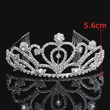 Princess Bridal Crystal Tiara Headband Combs Wedding Party Hair Jewelry