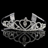 Princess Bridal Crystal Tiara Headband Combs Wedding Party Hair Jewelry