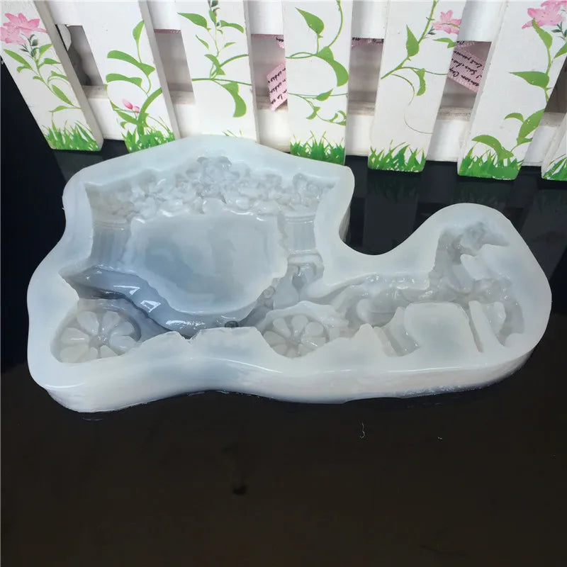 Princess Carriage Silicone Mold for Resin Jewelry DIY