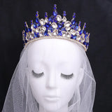 Princess Crown Headband Round Hook Headband Women Eye-catching Crown