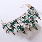 Princess Crown Headband Round Hook Headband Women Eye-catching Crown