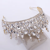 Princess Crown Headband Round Hook Headband Women Eye-catching Crown