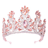 Princess Crown Headdress Bride Wedding Rhinestone Crystal Hair Accessories